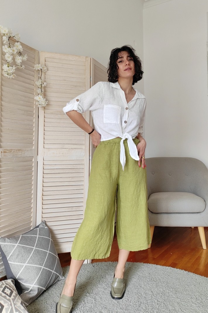 Linen culottes Linen culottes
