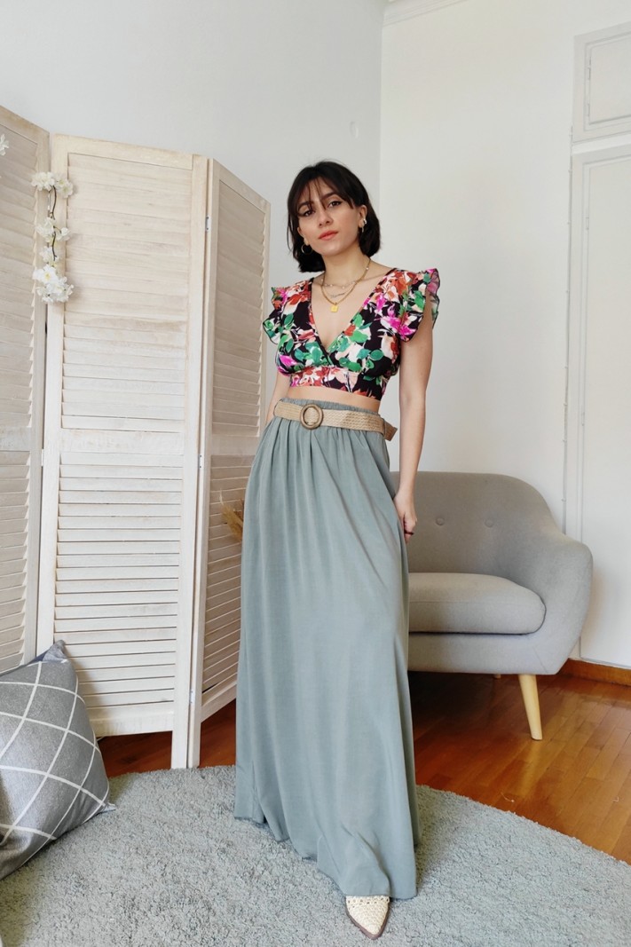 Monochrome maxi skirt Monochrome maxi skirt