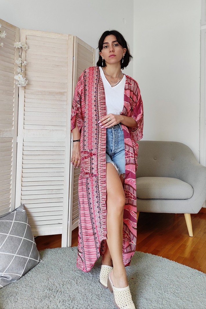 Glaronisi silky kimono