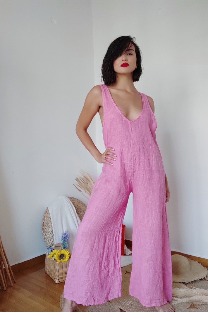 Linen oversized jumpsuit Linen oversized jumpsuit