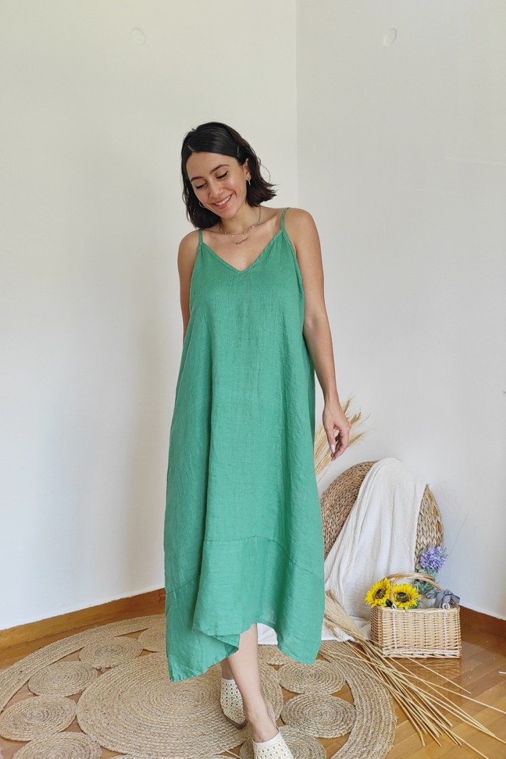 Smaragda linen dress