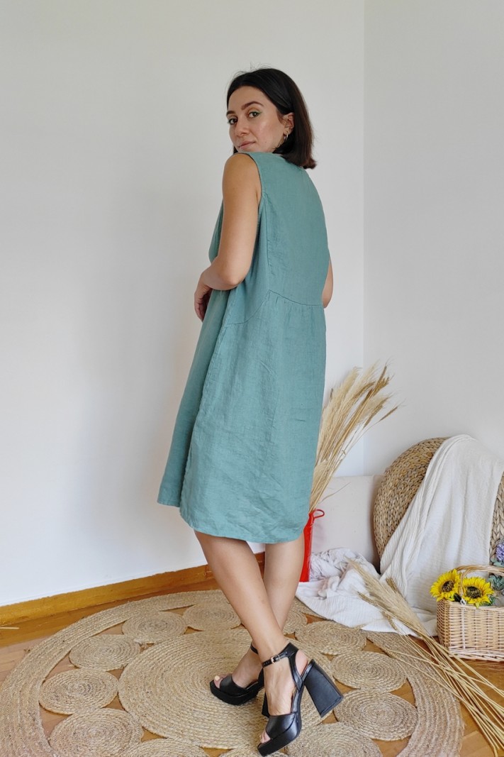 Karol linen dress