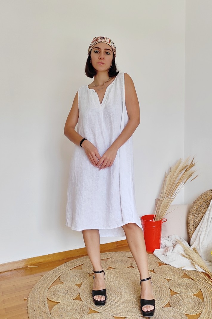 Carolina linen dress