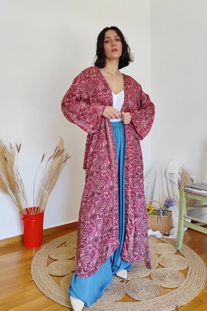 Rineia silky kimono