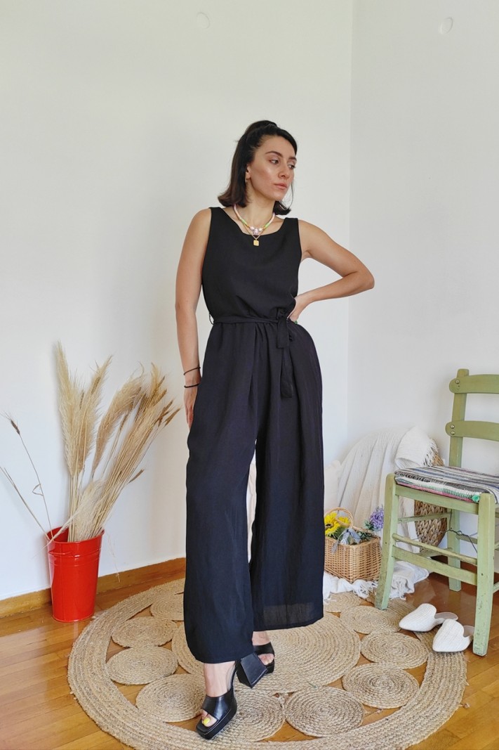 Jumpsuit with low back